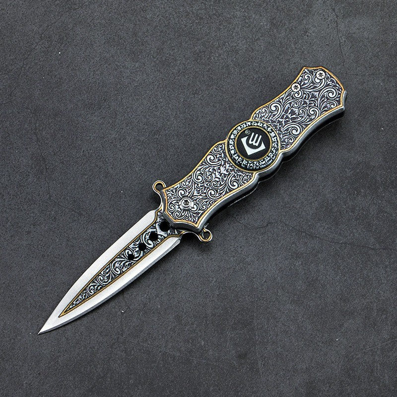 Finger spinner knife
