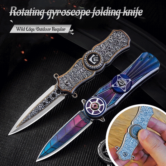 Finger spinner knife
