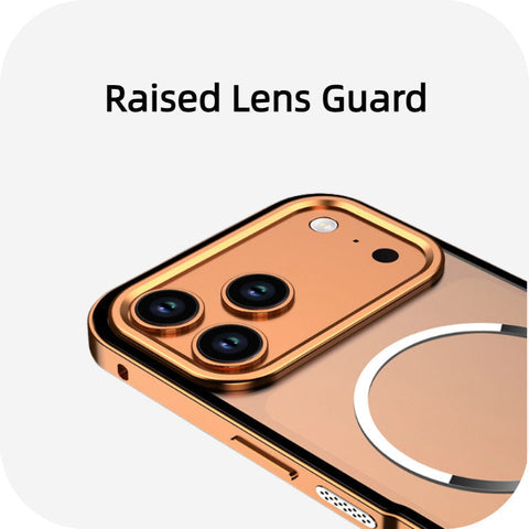 Frosted Magnetic Phone Case With Metal Frame