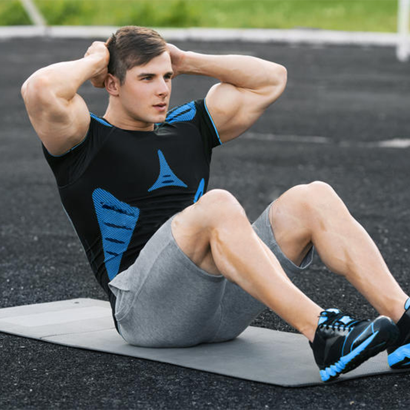 Abdominal muscle plasters