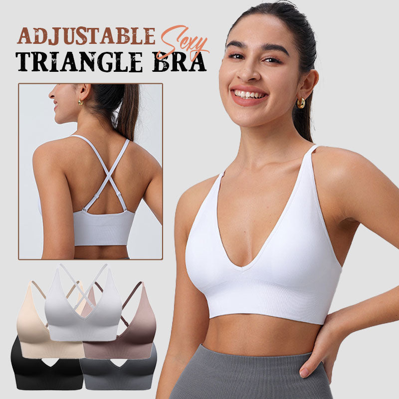 💖 Adjustable triangle bra | Sexy & comfortable