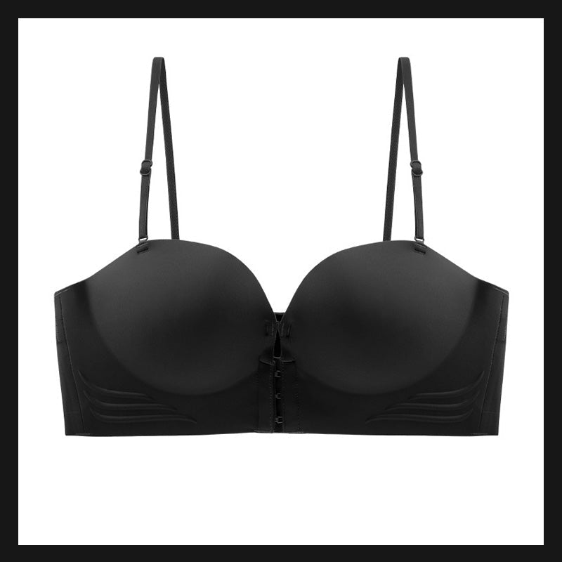 Women's Non-Slip Front Closure Strapless Bra