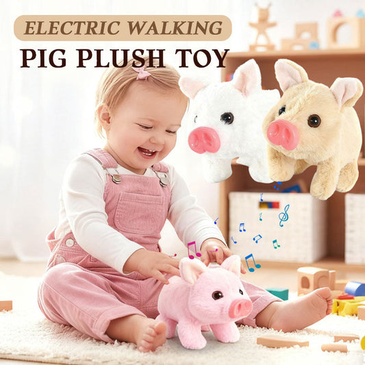 🐷Electric walking piggy plush toy