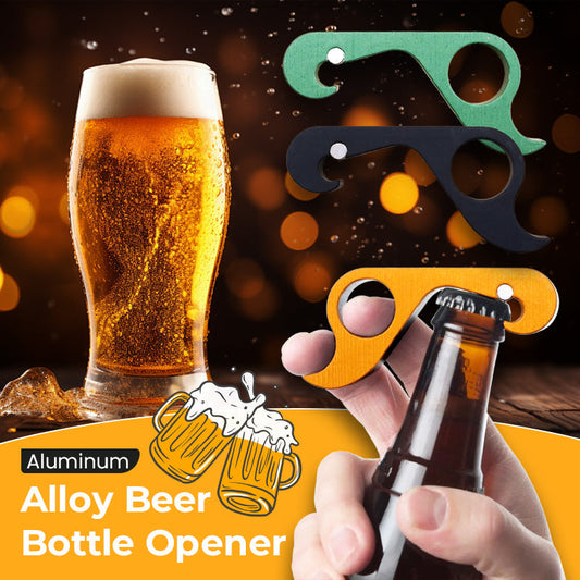 Beer bottle opener made of aluminum alloy