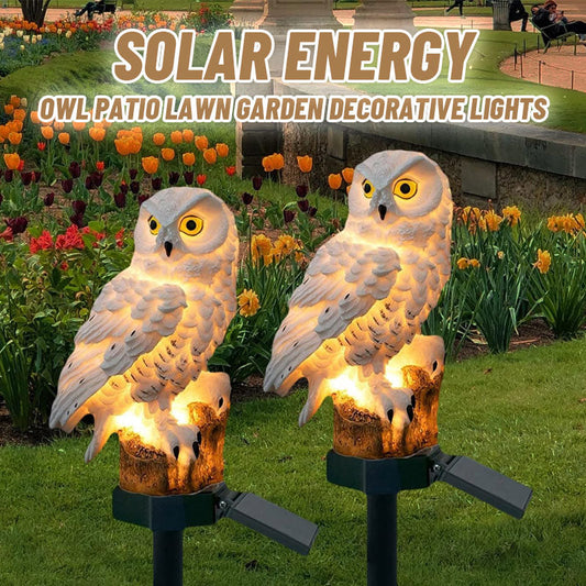 🔥Solar Owl Courtyard Lawn Garden Decorative Light