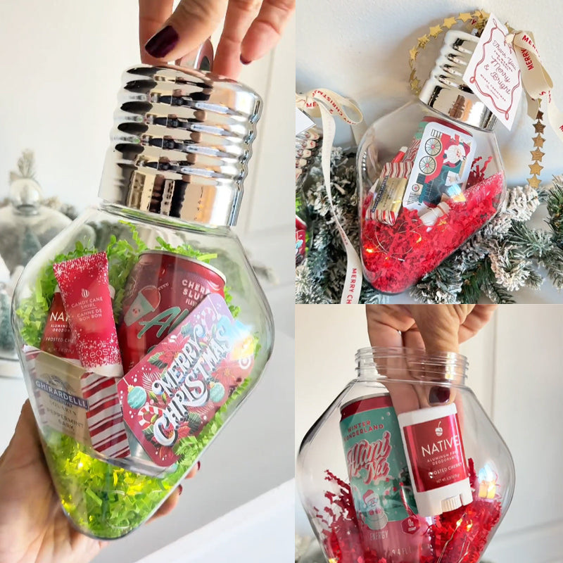💡DIY decorations with plastic light bulbs