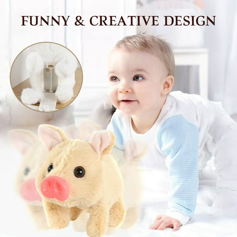 🐷Electric walking piggy plush toy