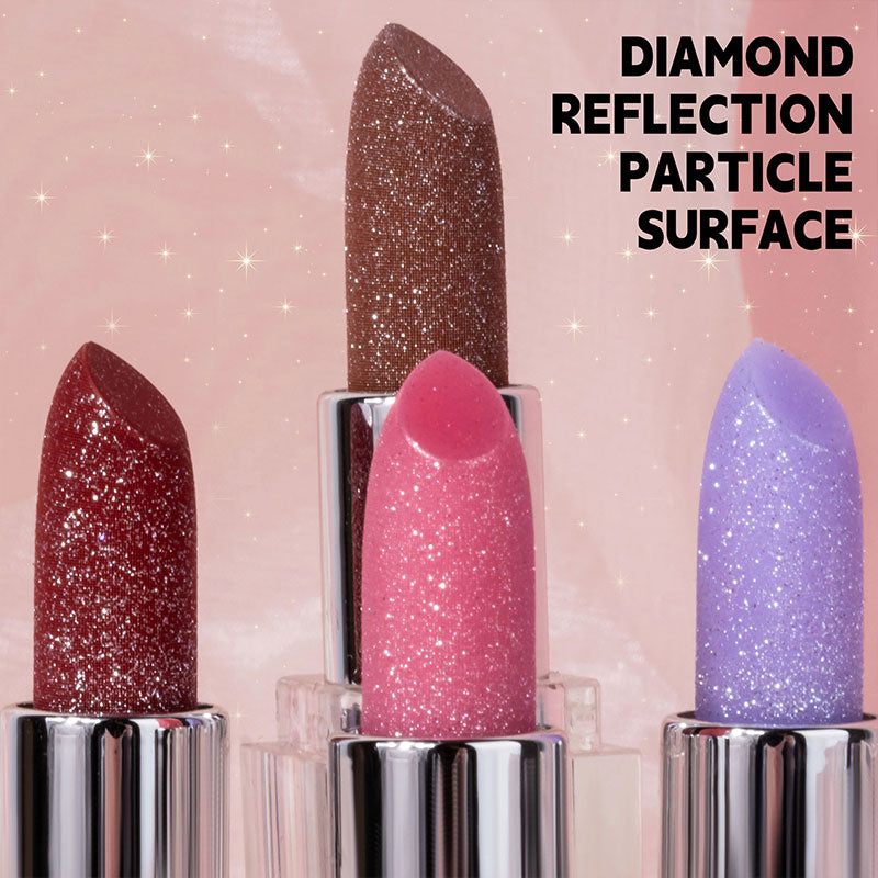 💄Fine Shiny Ice Cube Lipstick | Long-lasting, Moisturising, Anti-Use Lip Gloss (4 Colours)