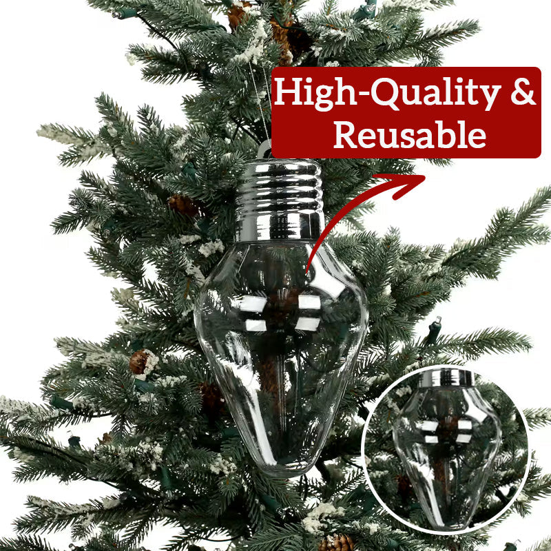 💡DIY decorations with plastic light bulbs