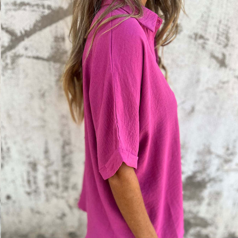 🌸Spring specialities💐 Casual solid color loose shirt