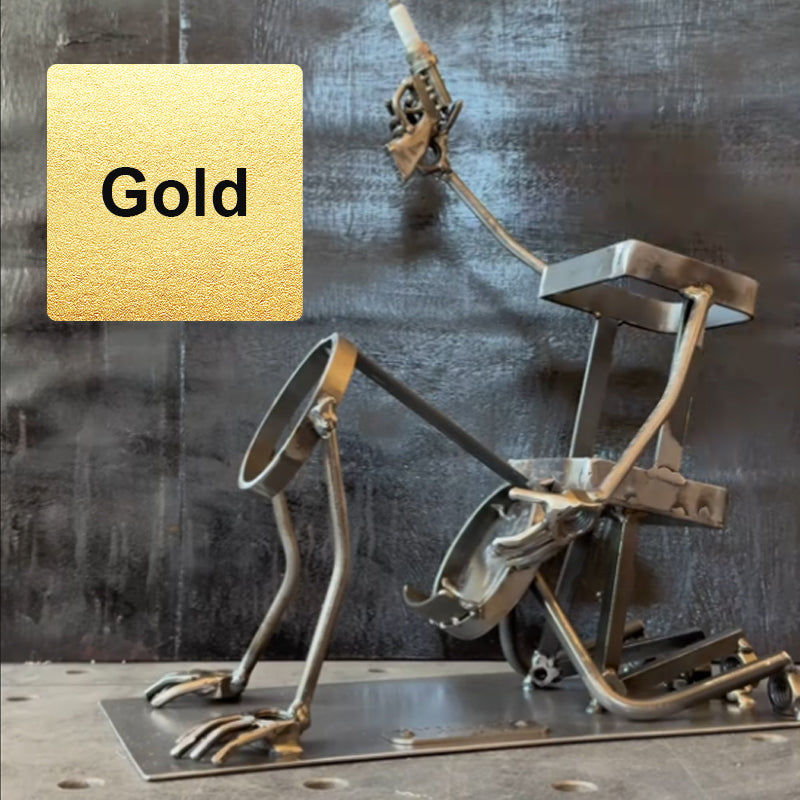 Skull Coke and Wine Bottle Stand