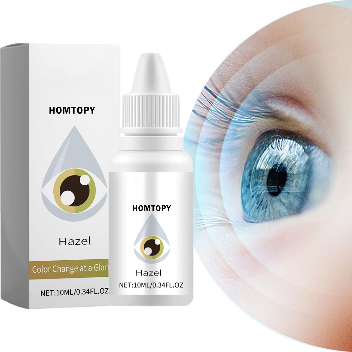 Contact lens care Coloured eye drops