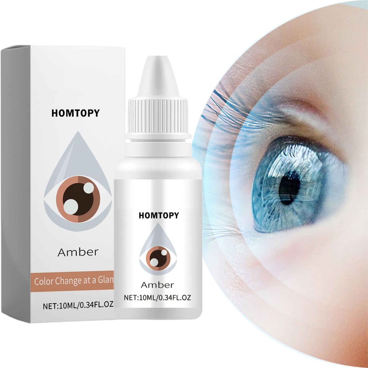 Contact lens care Coloured eye drops