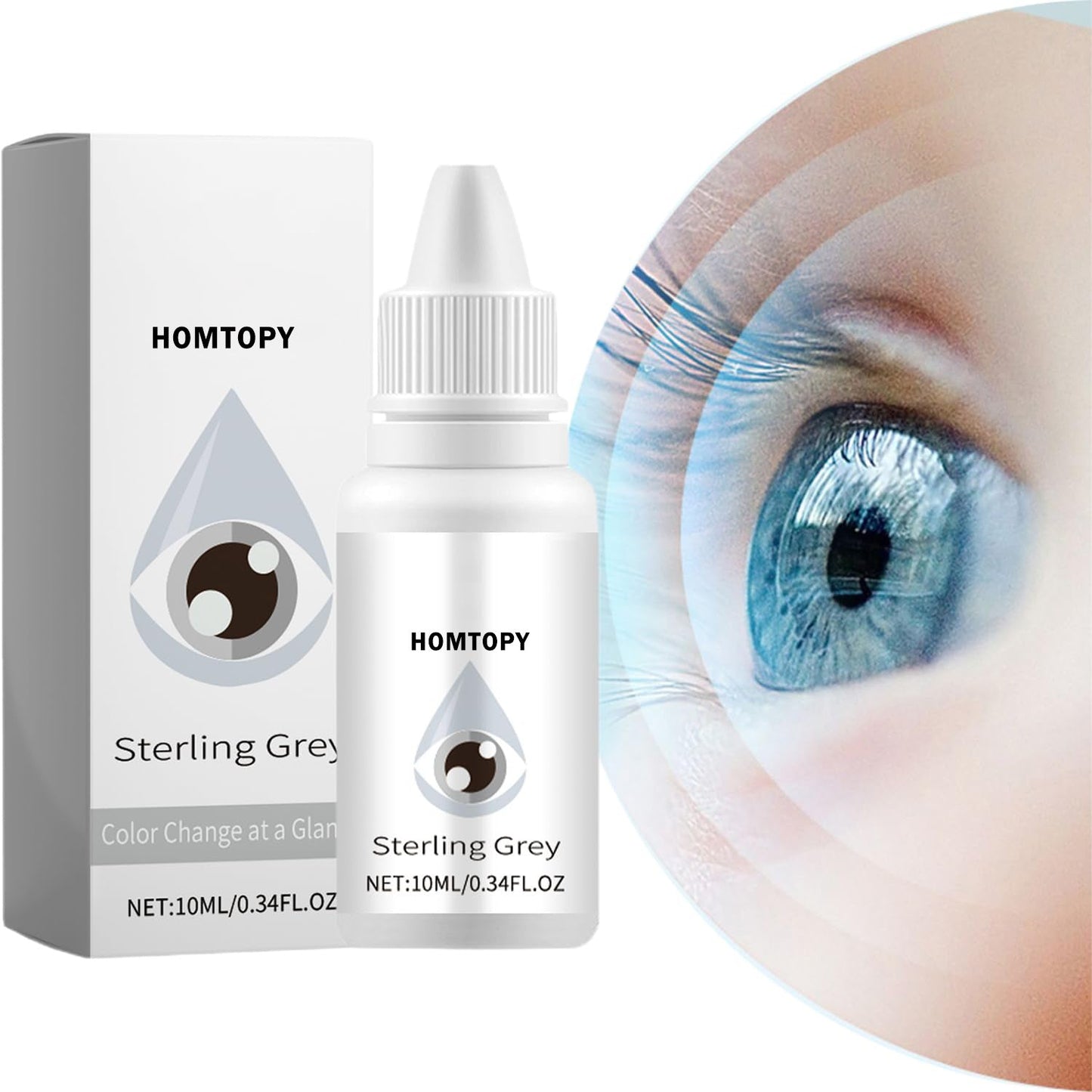 Contact lens care Coloured eye drops