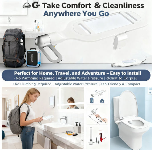 Universal Dual-Spray Smart Toilet Seat – Non-Electric, Adjustable Water Flow, Eco-Friendly, and Easy to Install 🚽💧