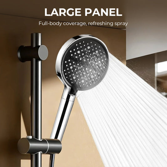High-pressure rain shower head, adjustable