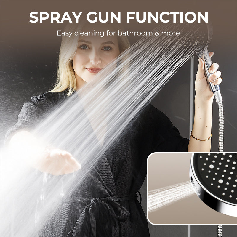 High-pressure rain shower head, adjustable