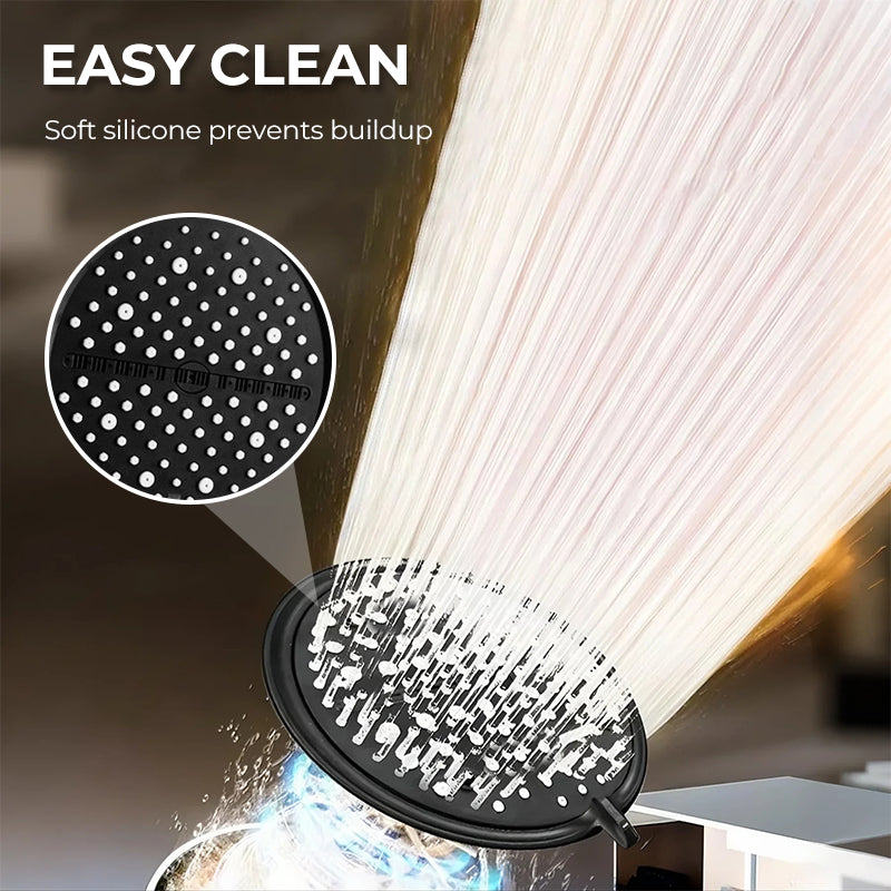 High-pressure rain shower head, adjustable