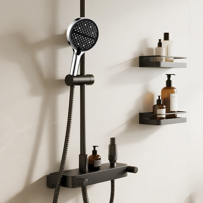 High-pressure rain shower head, adjustable